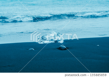 Glacial lake in southern Iceland 135885859