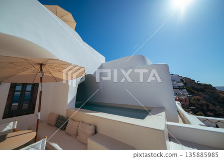 Beautiful resort hotel in Santorini Beautiful resort hotel in Santorini 135885985