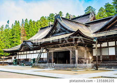 Koyasan Kongobuji Temple Main Temple and Main Entrance Koyasan Kongobuji Temple Main Temple and Main Entrance 135886105