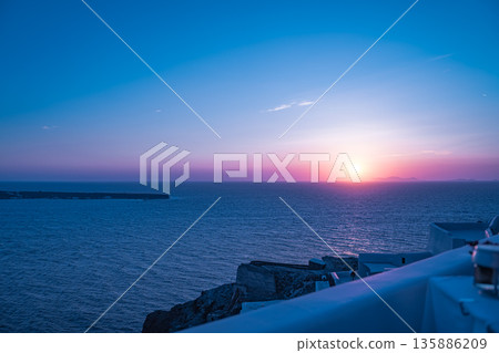 Beautiful landscape of Santorini Beautiful landscape of Santorini 135886209