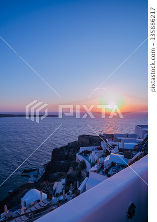 Beautiful landscape of Santorini Beautiful landscape of Santorini 135886217