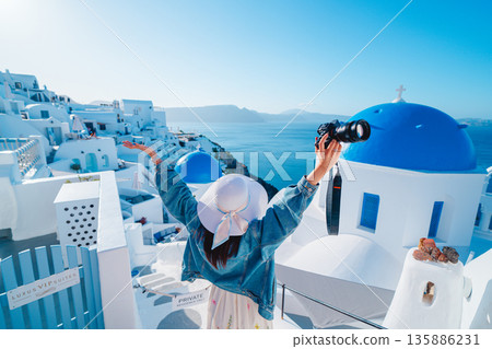 Beautiful landscape of Santorini Beautiful landscape of Santorini 135886231