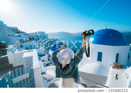 聖托里尼的美景 135886232