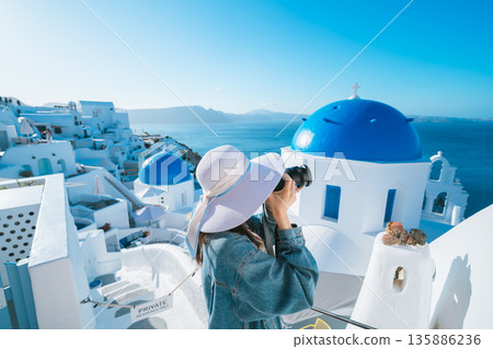 Beautiful landscape of Santorini Beautiful landscape of Santorini 135886236