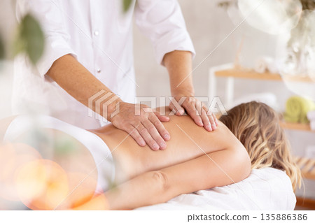 Femail having massage Femail having massage 135886386