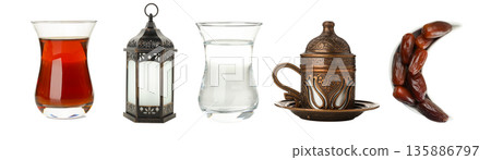 Set, Enjoy special drinks and dates displayed for Ramadan Iftar, PNG Set, Enjoy special drinks and dates displayed for Ramadan Iftar, PNG 135886797