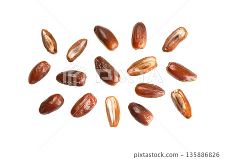 Healthy dried dates for Ramadan meals, isolated, PNG Healthy dried dates for Ramadan meals, isolated, PNG 135886826