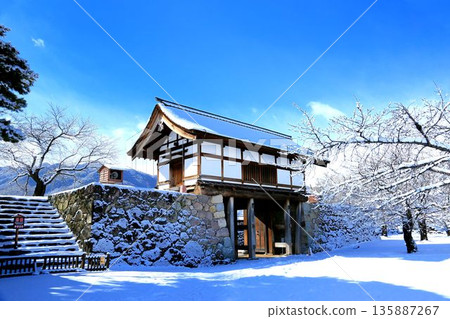 Matsushiro Castle Park in winter Matsushiro Castle Park in winter 135887267