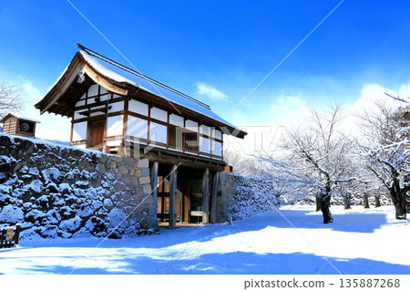 Matsushiro Castle Park in winter Matsushiro Castle Park in winter 135887268
