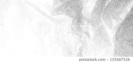 Dotted grunge craft paper wallpaper. Rough abstract stipple texture. Gritty grain noise powder background. Distressed kraft particles overlay. Vector scattered small specks, speckles or flecks surface Dotted grunge craft paper wallpaper. Rough abstract stipple texture. Gritty grain noise powder background. Distressed kraft particles overlay. Vector scattered small specks, speckles or flecks surface 135887526
