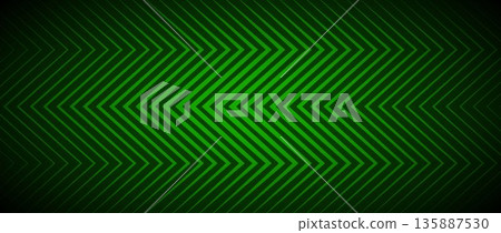 Deep green zig zag line background. Modern abstract chevron pattern wallpaper. Masculine game or sport arrow texture. Dark zigzag backdrop for flyer, banner, poster, cover, presentation. Vector Deep green zig zag line background. Modern abstract chevron pattern wallpaper. Masculine game or sport arrow texture. Dark zigzag backdrop for flyer, banner, poster, cover, presentation. Vector 135887530