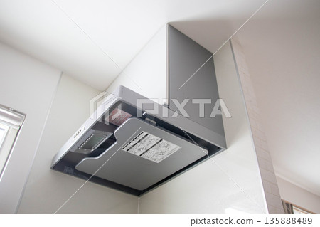 Simple kitchen range hood Simple kitchen range hood 135888489