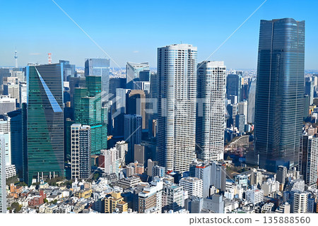 View from the Roppongi Hills Mori Tower Observatory 135888560