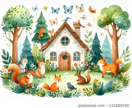 Animals Forest 135888590