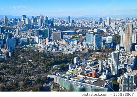 View from the Roppongi Hills Mori Tower Observatory View from the Roppongi Hills Mori Tower Observatory 135888807