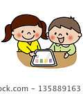 Children using tablets 135889163