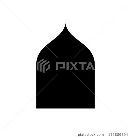 Mosque logo icon Mosque logo icon 135889864