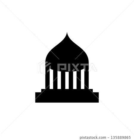 Mosque logo icon Mosque logo icon 135889865