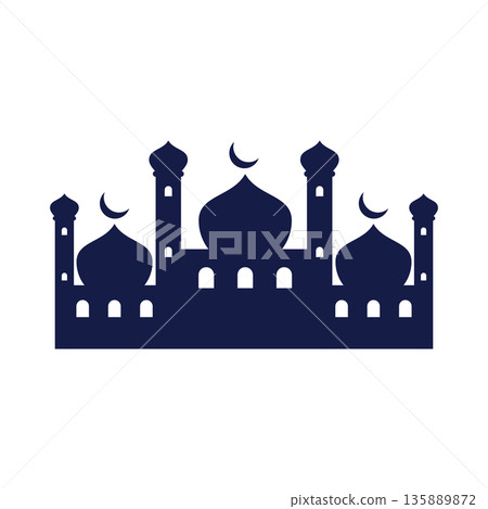 Mosque logo icon Mosque logo icon 135889872