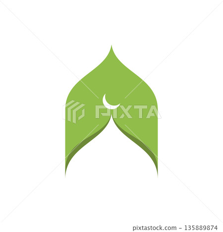Mosque logo icon Mosque logo icon 135889874