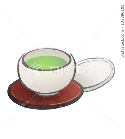 茶:茶杯中的日本茶插圖 茶:茶杯中的日本茶插圖 135890108