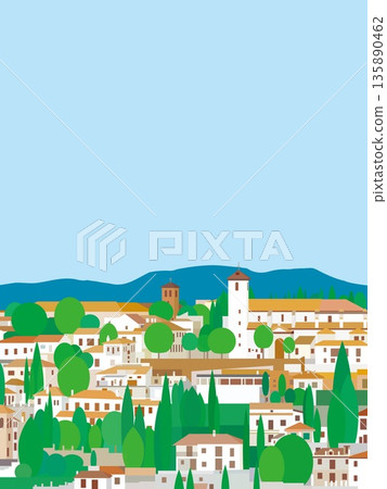 Granada, Andalusia, Spain, summer scenery Granada, Andalusia, Spain, summer scenery 135890462