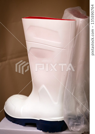Rubber boots for rain outdoors Rubber boots for rain outdoors 135890764