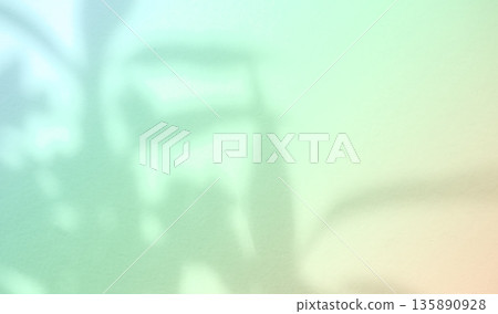 Summer Background Pastel Yellow Green Shadow Texture Leaf Summer Autumn Wall Light Abstract Floor Wall Orange Brown Tree blue pastel Gradient Two Tone Bright Color Paper Gradient Two tone Overlay. 135890928