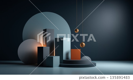 Abstract design art background image 135891483