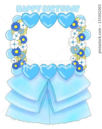 Birthday flower stand (light blue) Birthday flower stand (light blue) 135892003