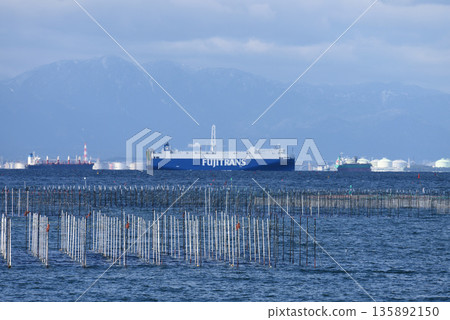 從常滑市大野町眺望伊勢灣 135892150