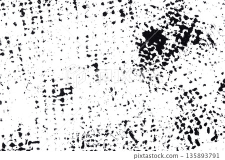 The abstract texture of black acrylic paint The abstract texture of black acrylic paint 135893791