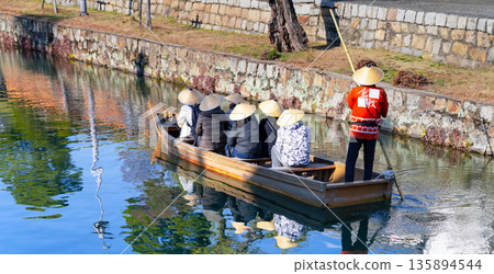 岡山縣倉敷市：倉敷美觀區街景 135894544