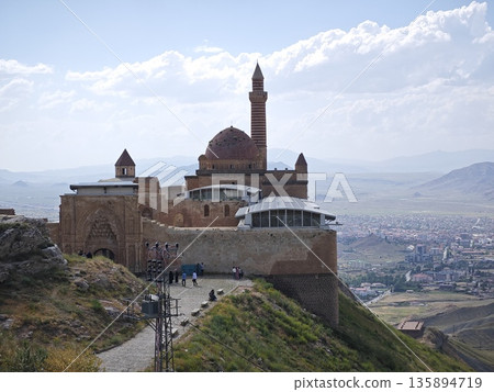 Ishak Pasha Palace near Dogubeyazit in eastern Turkey 135894719