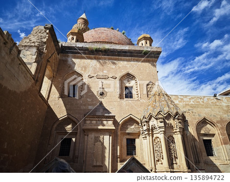 Ishak Pasha Palace near Dogubeyazit in eastern Turkey 135894722