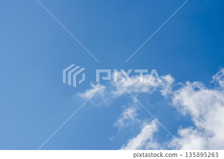 Refreshing autumn sky - Close-up of blue sky and clouds 14 135895263