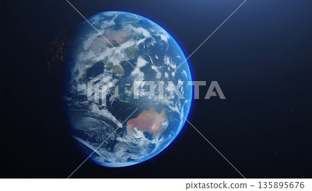 [AI影像]從太空看地球 135895676