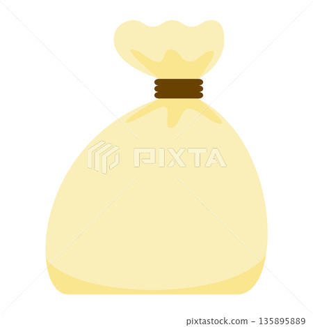 Simple money bag illustration Simple money bag illustration 135895889