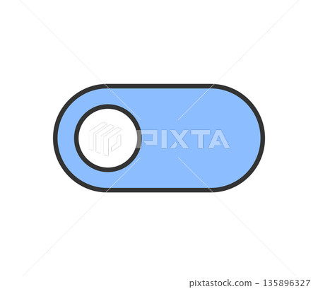 Simple toggle switch icon illustration vector 135896327
