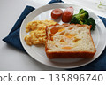 Healthy breakfast plate 135896740