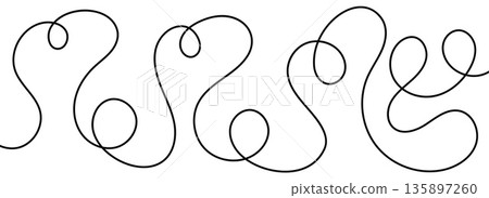 Simple curly element. Simple curly element. 135897260