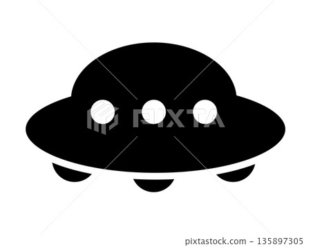 UFO輪廓圖標 135897305