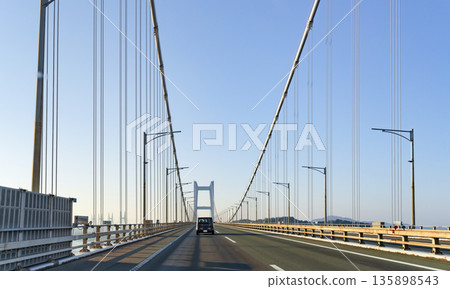 The view from the Seto Ohashi Bridge 135898543
