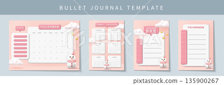 November 3D snowman blank calendar bullet journal template design, suitable for notepads, notebooks, to-do lists, memos, and diary entries. November 3D snowman blank calendar bullet journal template design, suitable for notepads, notebooks, to-do lists, memos, and diary entries. 135900267
