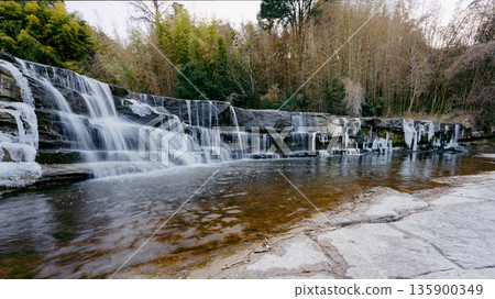 Black waterfall 135900349