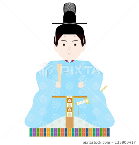 Illustration of Hinamatsuri_Male doll 135900417
