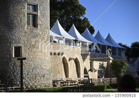 FRANCE, DORDOGNE, PERIGORD NOIR, CASTELNAUD-LA-CHAPELLE, CHATEAU DES MILANDES, FRANCE, DORDOGNE, PERIGORD NOIR, CASTELNAUD-LA-CHAPELLE, CHATEAU DES MILANDES, 135900918