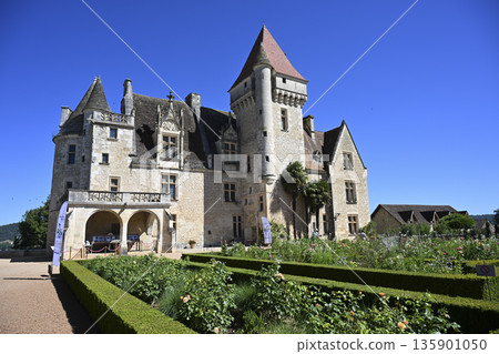 The Chateau des Milandes, a manor house in the commune of Castelnaud-la-Chapelle 135901050