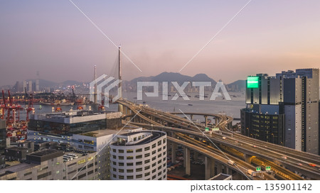 Jan 10 2026 Daylight Illuminates Tsing Yi Kwai Chung Container Terminal 135901142
