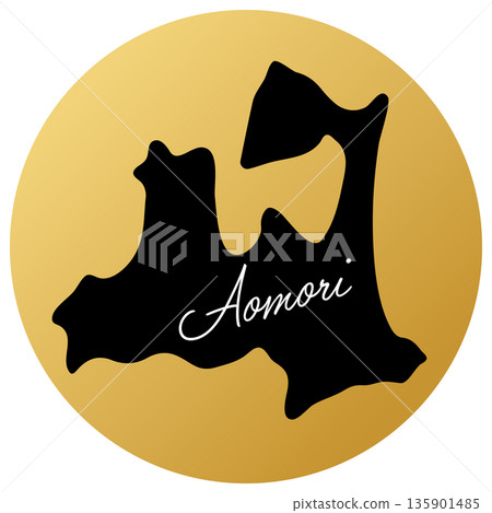 Aomori map icon Aomori map icon 135901485